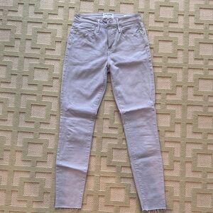 Frame Denim Women’s Skinny Jeans in Light Lavender